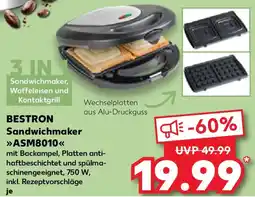 Kaufland BESTRON Sandwichmaker ASM8010 Angebot