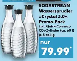 Kaufland SODASTREAM Wassersprudler Crystal 3.0 Promo-Pack Angebot