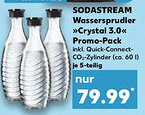 Kaufland SODASTREAM Wassersprudler Crystal 3.0 Promo-Pack Angebot