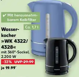 Kaufland SEVERIN Wasserkocher WK 4322/4328 Angebot