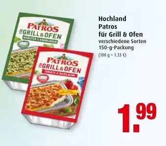 Markant Hochland Patros für Grill & Ofen 150g Angebot