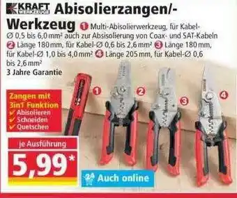 Norma Kraft Abisolierzangen- Werkzeug Angebot