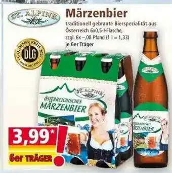 Norma St. Alpine Märzenbier Angebot