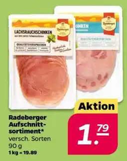NETTO Radeberger Aufschnittsortiment Angebot