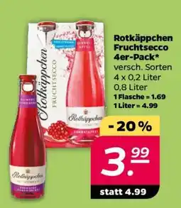 NETTO Rotkäppchen Fruchtsecco 4er-Pack Angebot