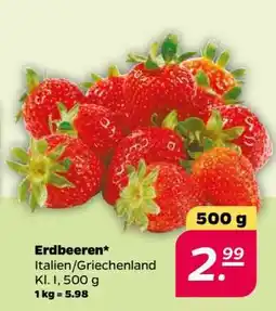 NETTO Erdbeeren Angebot