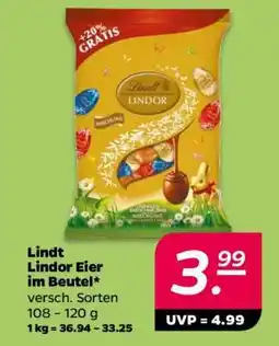 NETTO Lindt Lindor Eier im Beutel Angebot