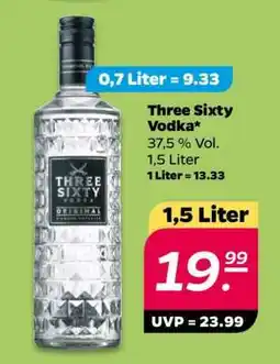 NETTO Three Sixty Vodka Angebot