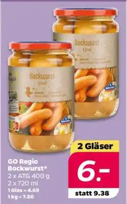 NETTO GO Regio Bockwurst Angebot