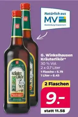 NETTO G. Winkelhausen Kräuterlikör Angebot