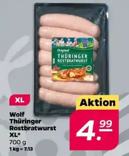 NETTO Wolf Thüringer Rostbratwurst XL Angebot