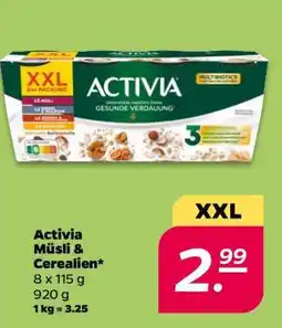 NETTO Activia Müsli & Cerealien Angebot