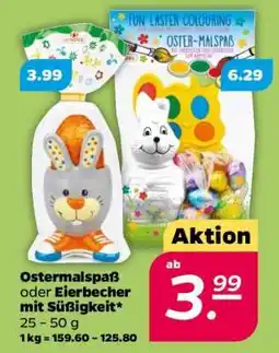 NETTO Ostermalspaß oder Eierbecher mit Süßigkeit Angebot