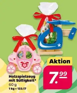 NETTO Holzspielzeug mit Süßigkeit Angebot