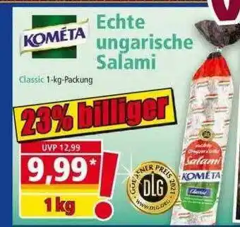 Norma Kométa Echte Ungarische Salami Angebot