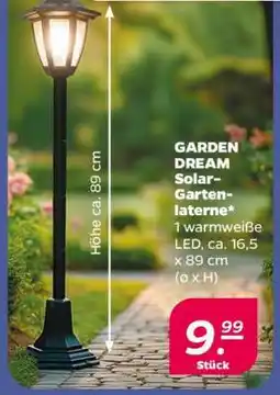 NETTO GARDEN DREAM Solar-Gartenlaterne Angebot