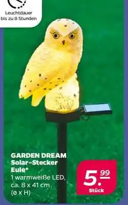 NETTO GARDEN DREAM Solar-Stecker Eule Angebot