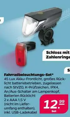 NETTO Fahrradbeleuchtungs-Set Angebot