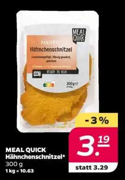 NETTO MEAL QUICK Hähnchenschnitzel Angebot