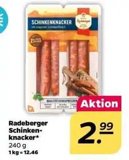 NETTO Radeberger Schinkenknacker Angebot
