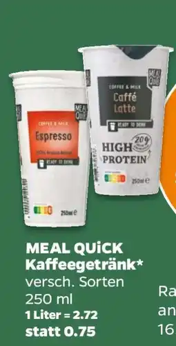 NETTO MEAL QUICK Kaffeegetränk Angebot