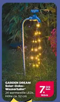 NETTO GARDEN DREAM Solar-Deko-Wasserhahn Angebot