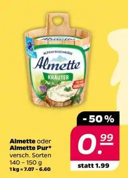 NETTO Almette oder Almette Pur Angebot