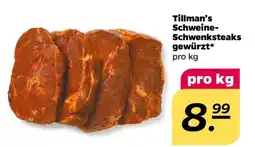 NETTO Tillman’s Schweine-Schwenksteaks gewürzt Angebot