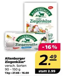 NETTO ALTENBURGER Ziegenkäse Angebot