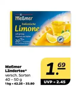 NETTO Meßmer Ländertee Angebot