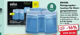 Kaufland BRAUN Reinigungskartuschen für Reinigungsstationen Angebot