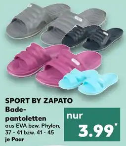 Kaufland SPORT BY ZAPATO Bade pantoletten Angebot