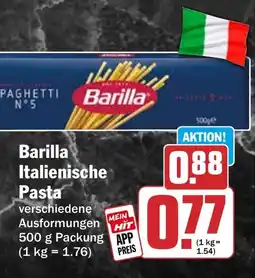 HIT Barilla Italienische Pasta Angebot