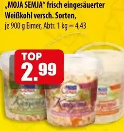 Mix Markt MOJA SEMJA frisch eingesäuerter Weißkohl Angebot