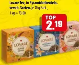 Mix Markt Lovare Tee, in Pyramidenbeuteln Angebot