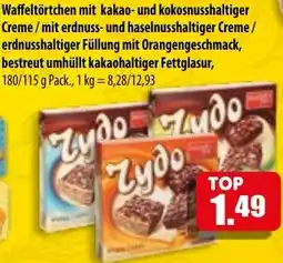 Mix Markt Waffeltörtchen mit kakao- und kokosnusshaltiger Creme/mit erdnuss- und haselnusshaltiger Creme Angebot