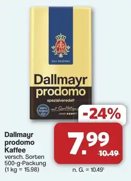 Famila Nord West Dallmayr prodomo Kaffee Angebot
