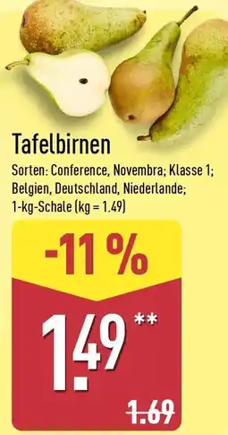 Aldi Nord Tafelbirnen Angebot