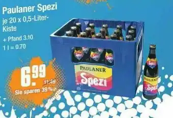 V Markt Paulaner Spezi Angebot