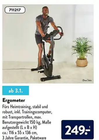 Aldi Süd Ergometer Angebot