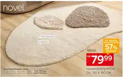 XXXLutz Novel handwebteppich „island“ ca. 130 x 190 cm Angebot