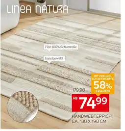 XXXLutz Linea natura handwebteppich bodö Angebot