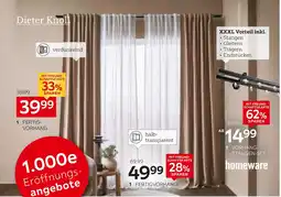 XXXLutz Dieter knoll fertigvorhang rovita Angebot