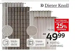XXXLutz Dieter knoll fertigvorhang „lumos“ Angebot