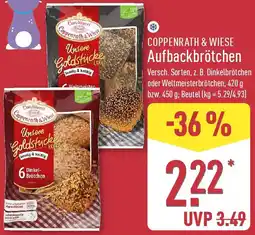 Aldi Nord COPPENRATH & WIESE Aufbackbrötchen Angebot