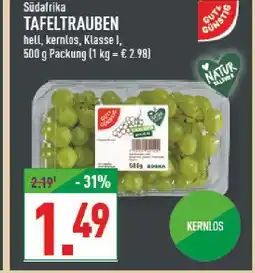 Marktkauf Gut & günstig tafeltrauben Angebot