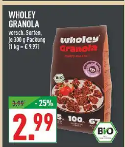 Marktkauf Wholey granola Angebot