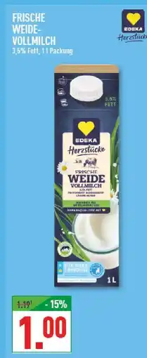 Marktkauf Edeka frische weide-vollmilch Angebot