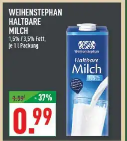 Marktkauf Weihenstephan haltbare milch Angebot