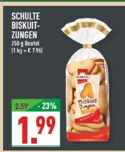 Marktkauf Schulte biskuit-zungen Angebot